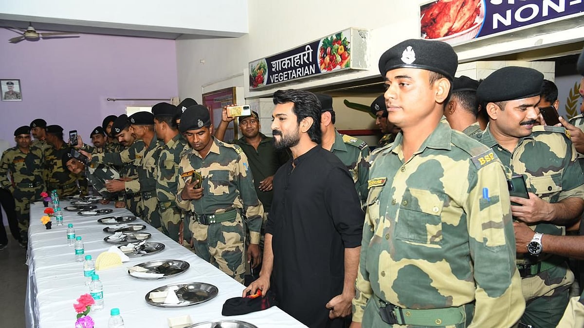 Ram Charan gets his personal chef from Hyderabad to cook for BSF soldiers in Amritsar