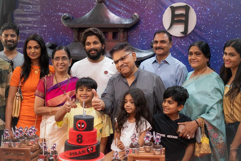 Allu Arjun celebrates son Ayaan’s birthday with a customized ‘Deadpool’ cake