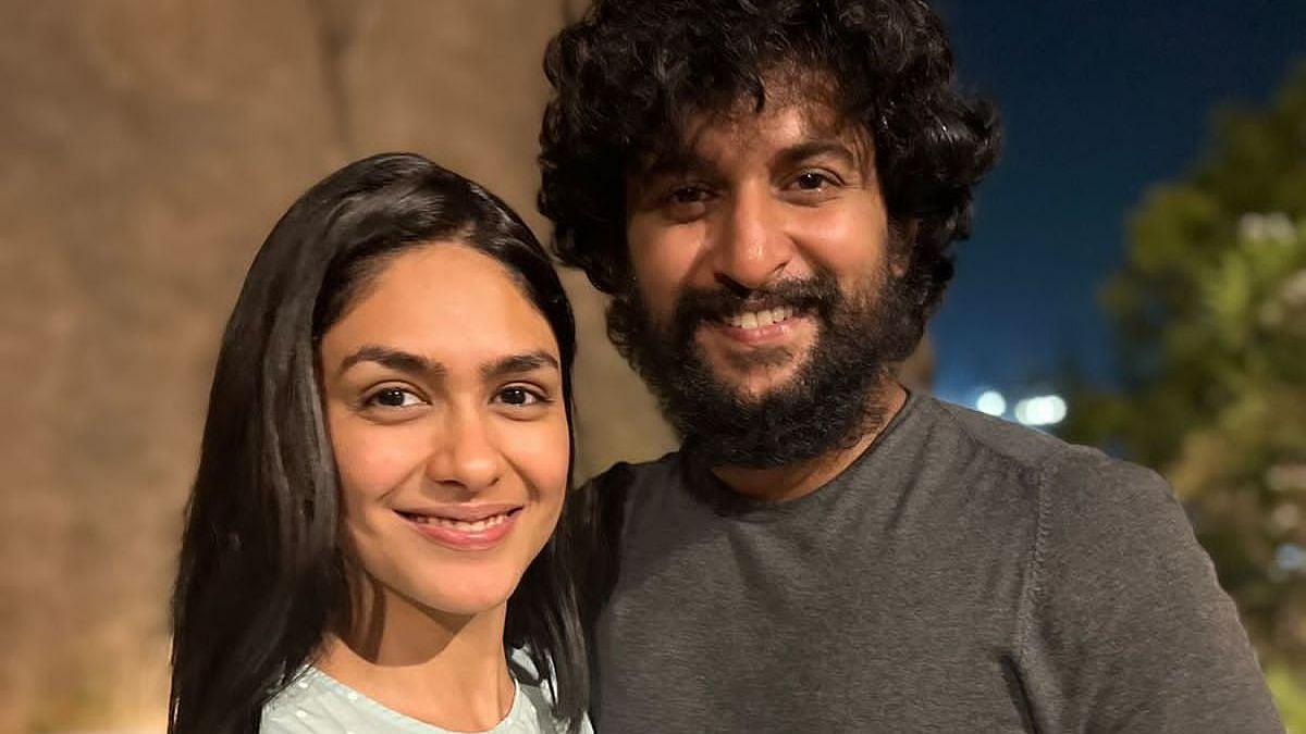 Mrunal Thakur meets OG 'Jersey' star Nani in Hyderabad, calls him an 'absolute sweetheart'