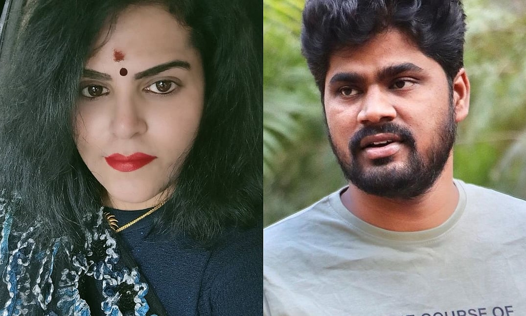 Watch: Tollywood actress Karate Kalyani and YouTuber Srikant Reddy publicly slap each other 