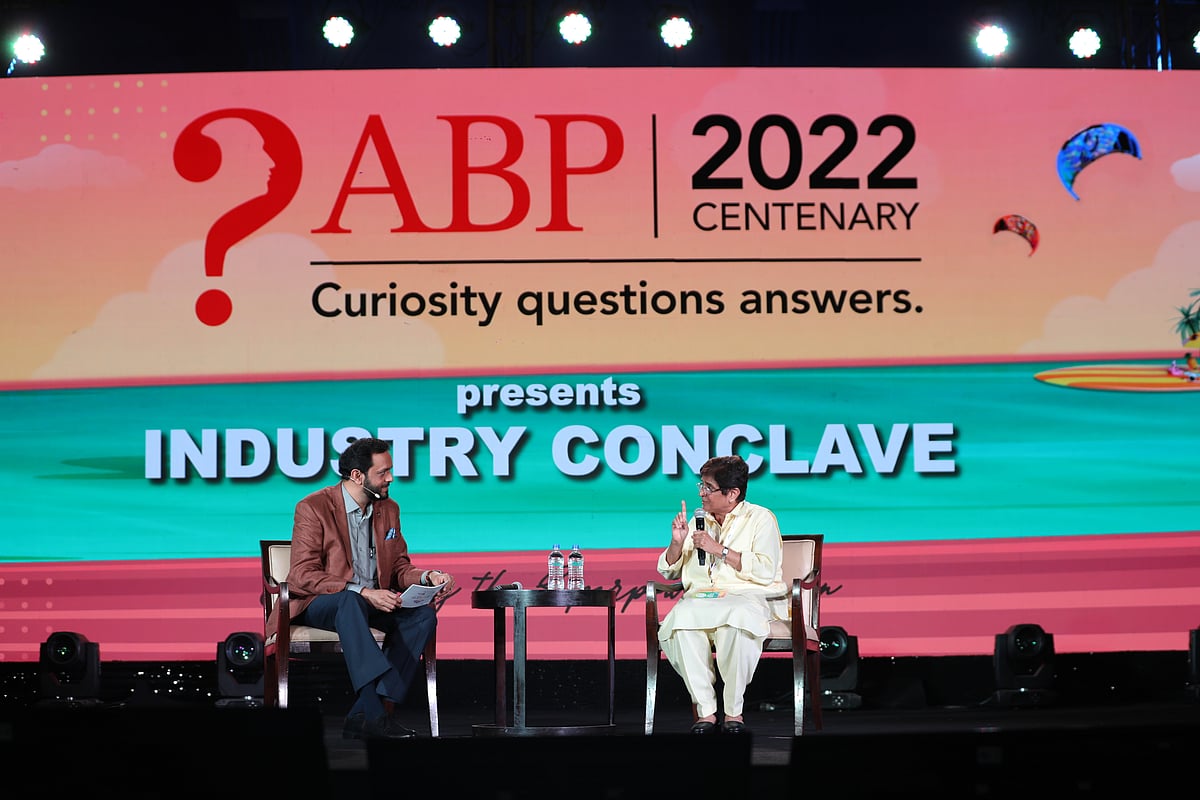 Mehraj Dubey in conversation with Dr. Kiran Bedi.