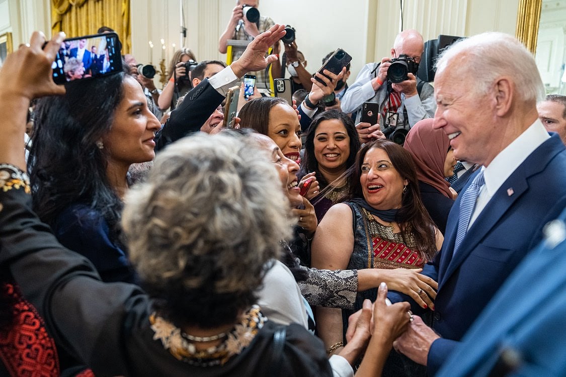 US President Joe Biden hosted an Eid al-Fitr reception at the White House | Twitter/@POTUS
