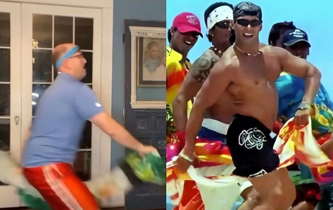 Watch: Dancing Dad grooves to Salman Khan's 'Jeena ke ha chaar din' with towel