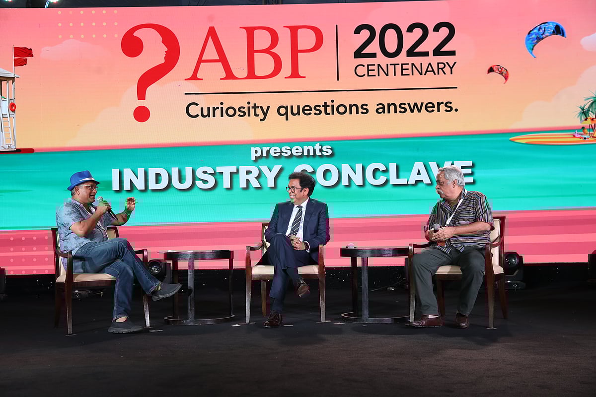 L-R, Subhash Kamath, Rohit Kumar Singh, Piyush Pandey.