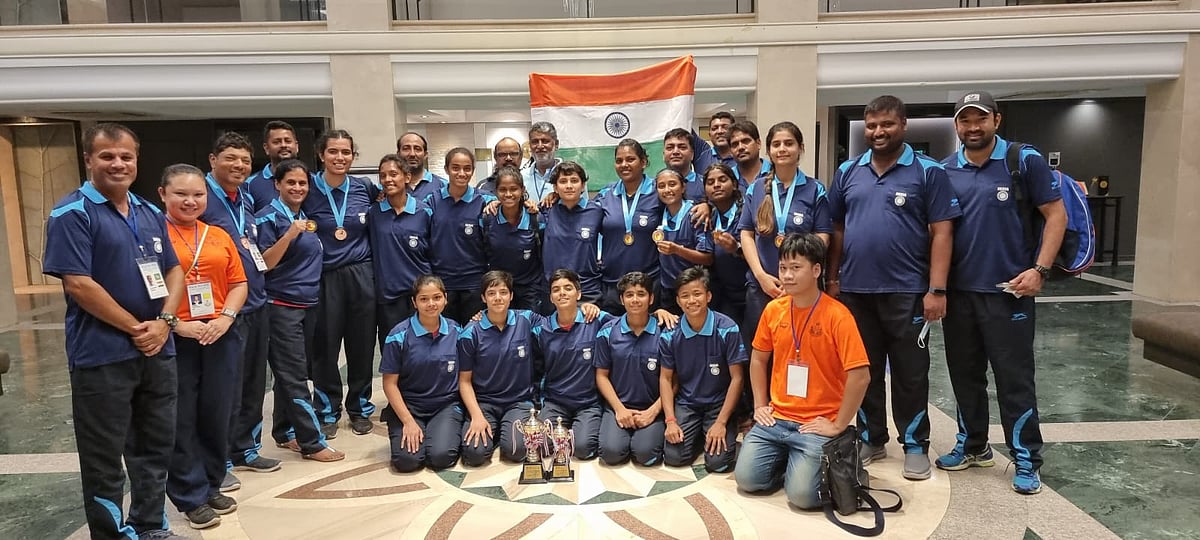 HFI women's youth girls beach handball team win silver, qualify for Asian Women's Youth Beach Handball Championships