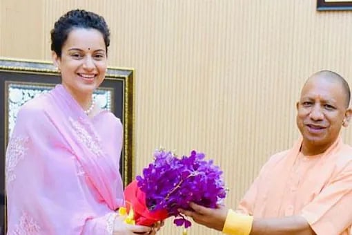 Kangana Ranaut meets UP CM Yogi Adityanath in Lucknow, says 'feel humbled and inspired' 