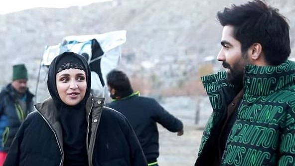 Parineeti Chopra shoots at minus 12 degrees with Harrdy Sandhu, says 'the camera froze'