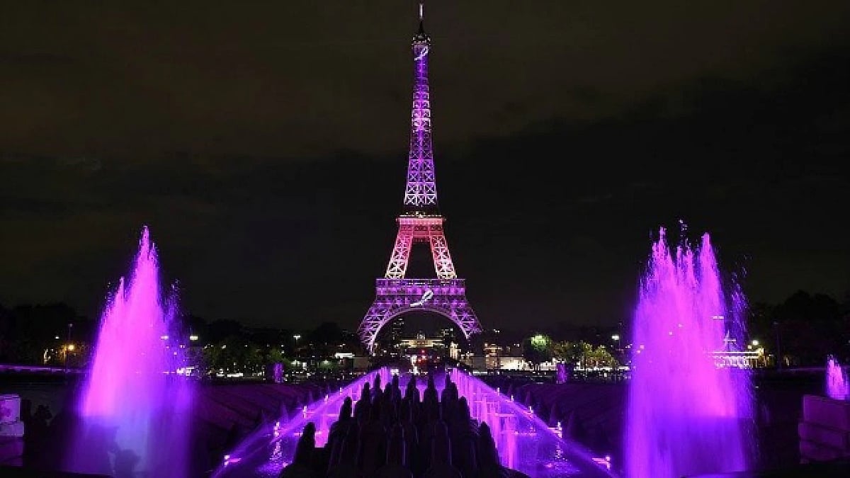 Estee Lauder group lights up the world’s most famous landmarks in pink to bring attention to breast cancer