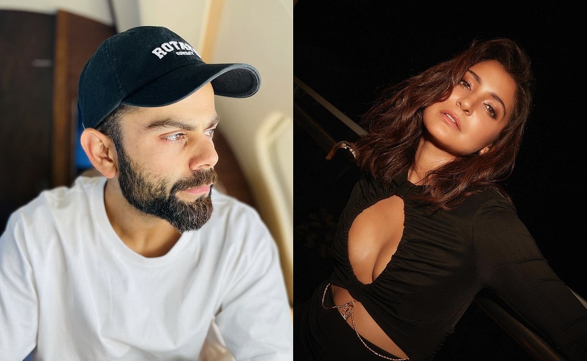 Virat Kohli REACTS to wife Anushka Sharma wearing a stunning black outfit with plunging neckline