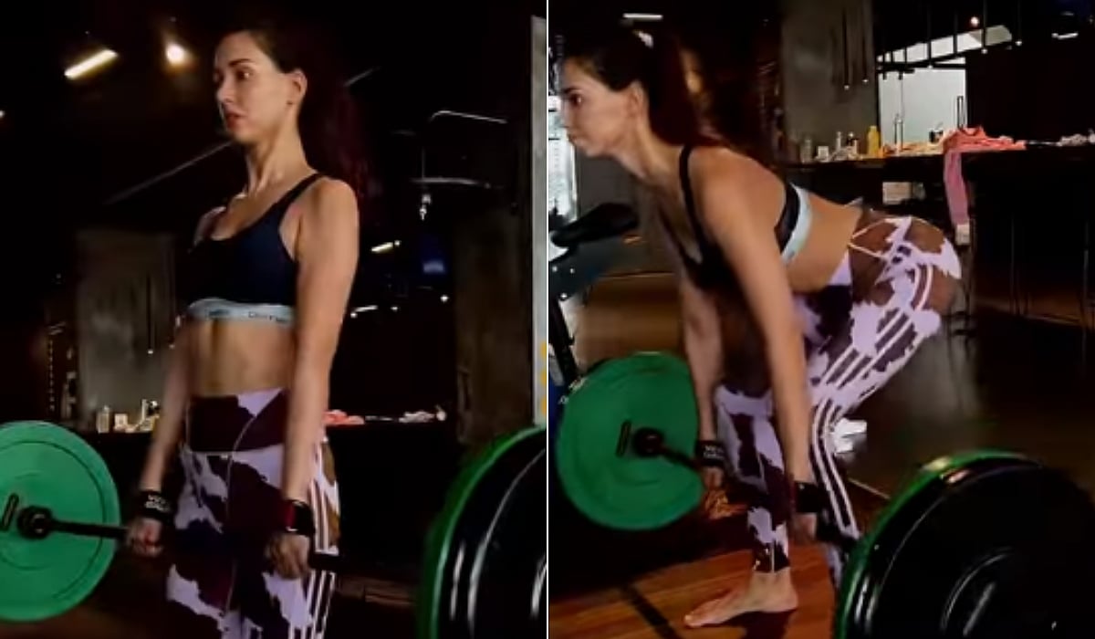 Watch: Disha Patani gives major fitness goals as she nails a deadlift
