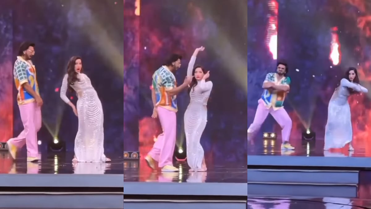 Video: Ranveer Singh and Nora Fatehi set the stage on fire with their sizzling dance moves on...