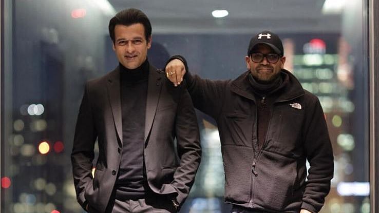 Rohit Bose Roy with director Sam Bhattacharjee