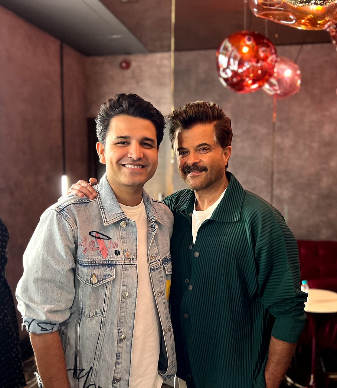 Sanjay with Anil Kapoor