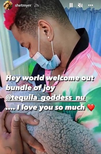 Shimron Hetmyer shared this adorable post