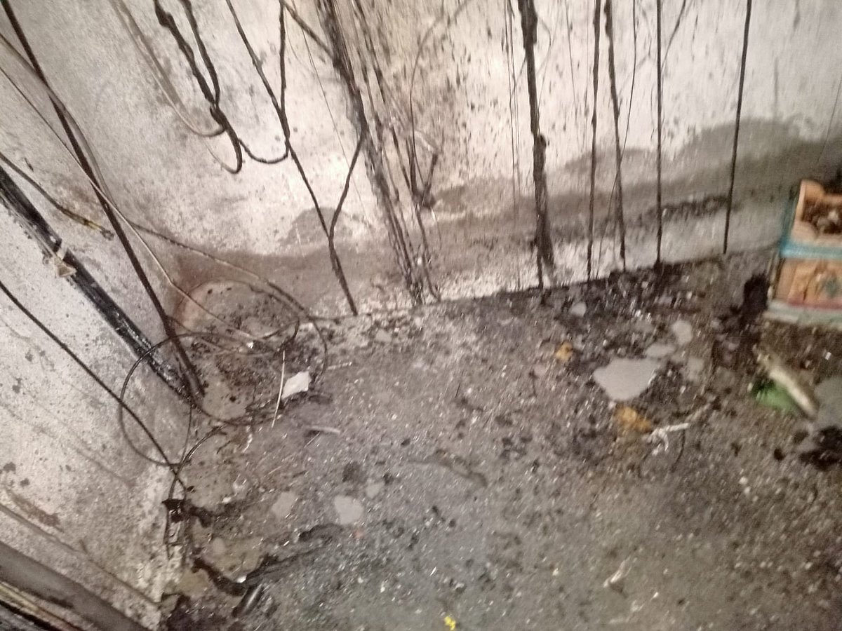 No casualty was reported in the incident.