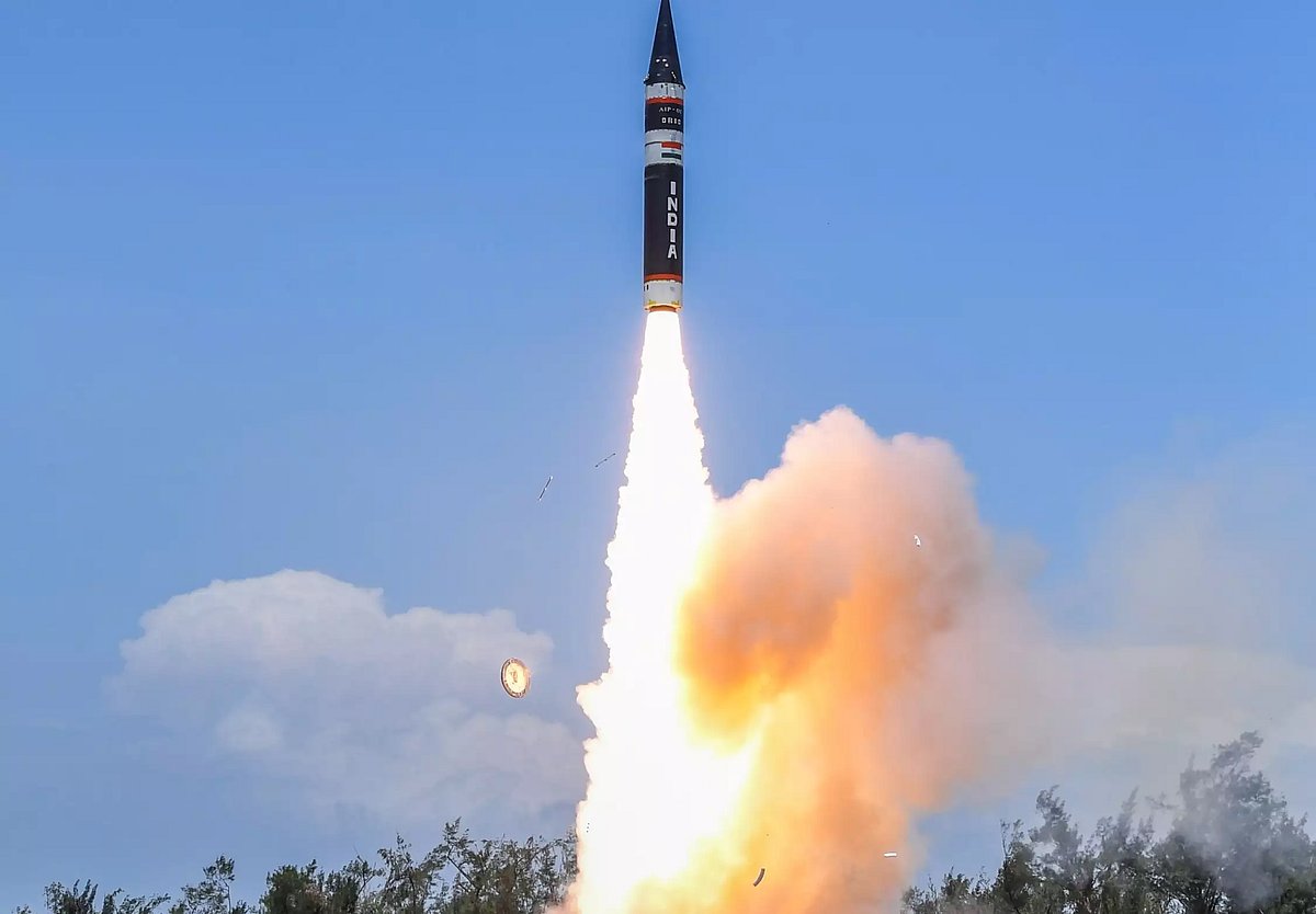 Intermediate-Range Ballistic Missile, Agni-4, successfully test-fired