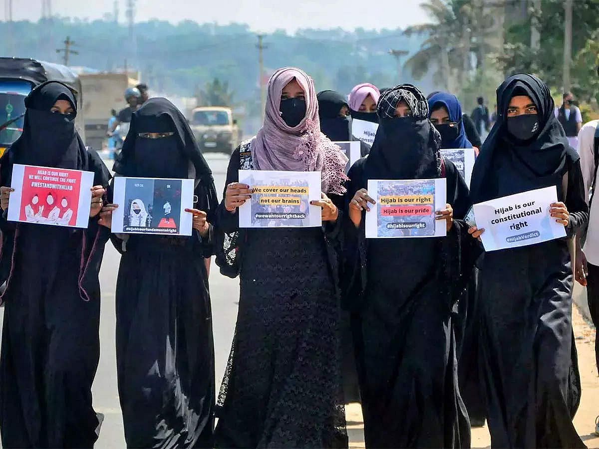 Karnataka Hijab Row: Two Muslim girl students get NOC, one takes TC