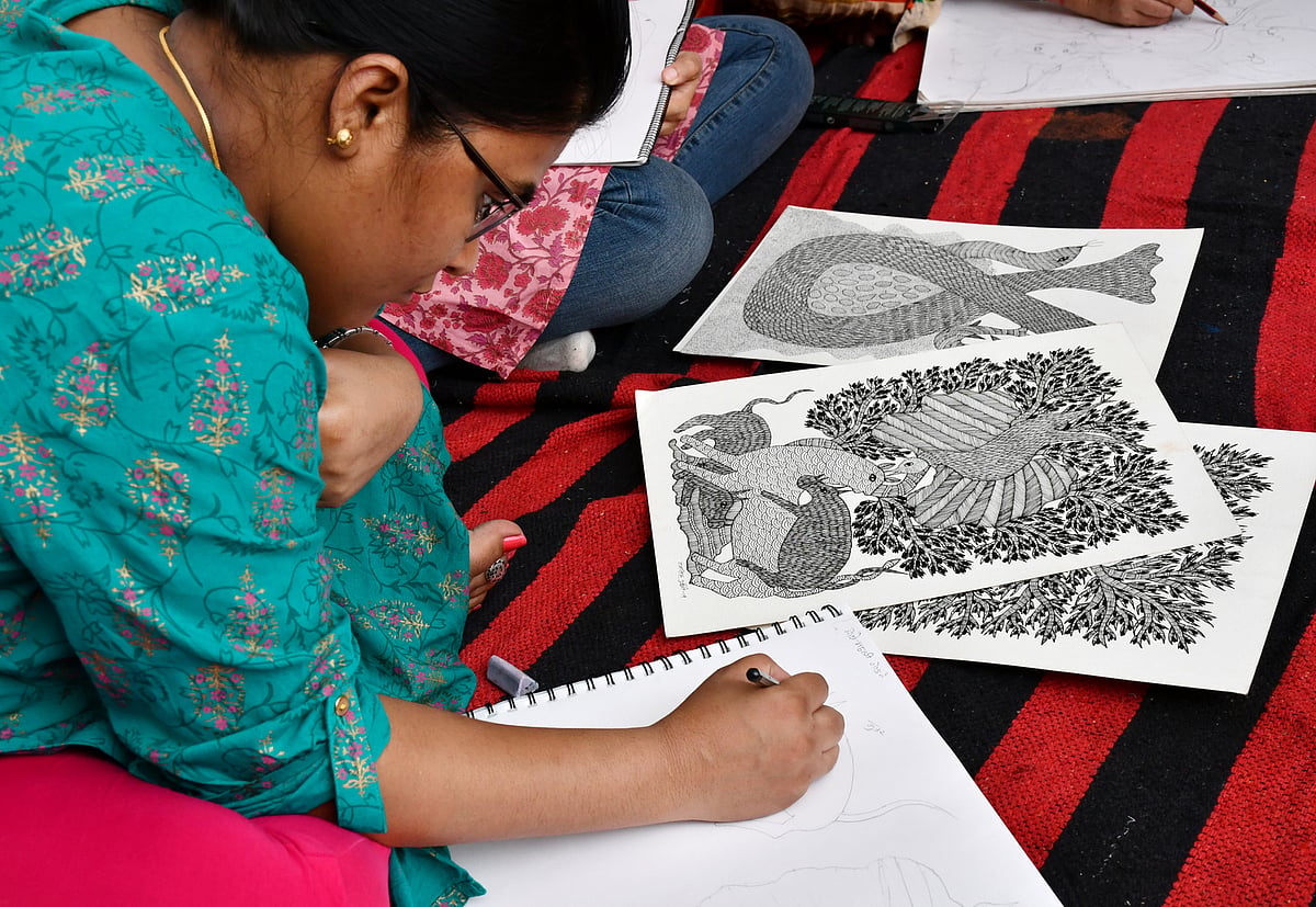 Bhopal: ‘Gond painting open book of nature, depict their way of life’