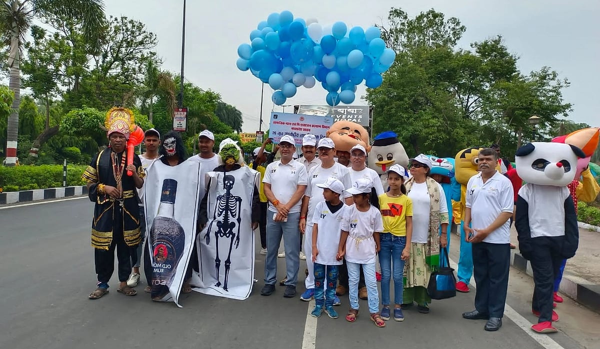 Bhopal: Rally taken out on International Day Against Drug Abuse