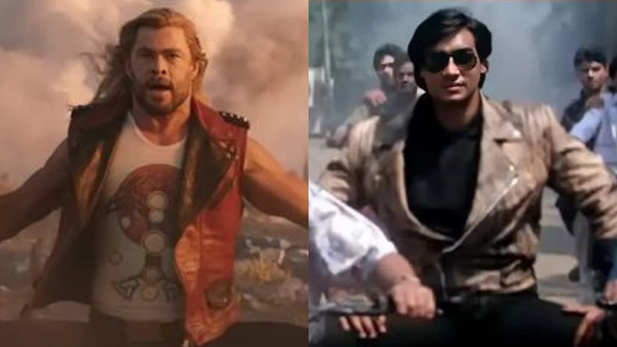 Did Chris Hemsworth copy Ajay Devgn's 'Phool Aur Kaante' stunt in 'Thor: Love And Thunder'?