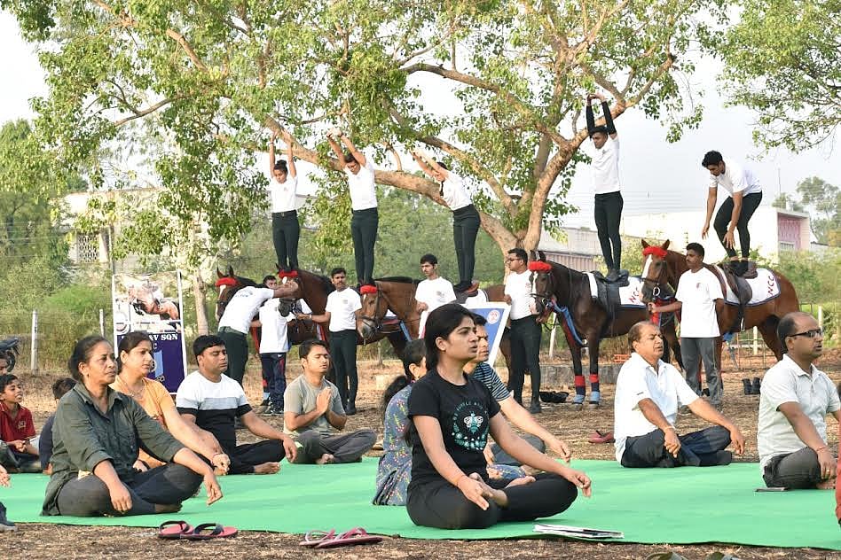 Mhow: Enthusiastic participation marks Yoga Day programmes