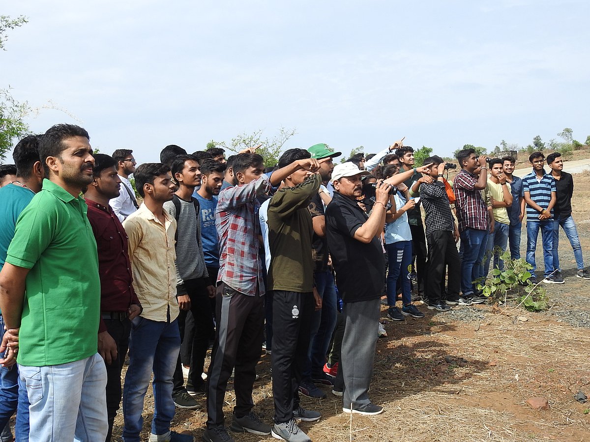 Participants at the Monsoon Bird Watching Camp, organised by Bhopal Birds, VNS Nature Saviours and Bhopal Forest Division in Kerwa Eco Tourism Area.