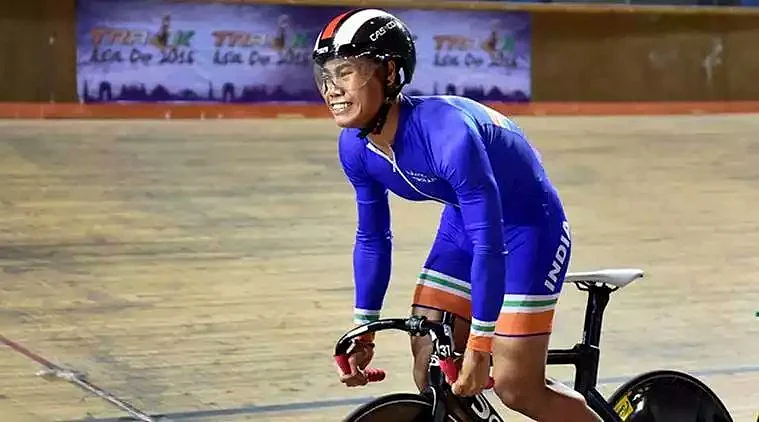 India cyclist Deborah Herold | Pic: Twitter