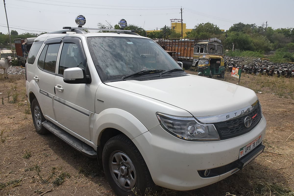 The SUV recovered from the accused.