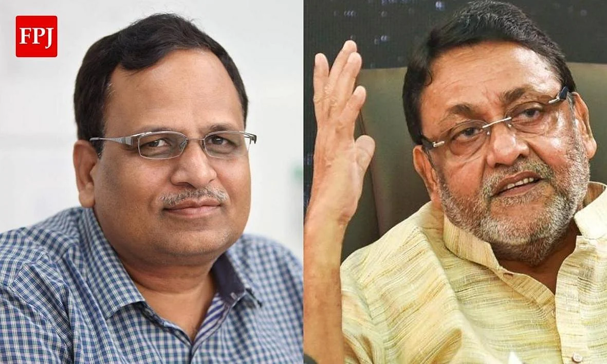 Satyendra Jain, left, and Nawab Malik | FPJ Photo