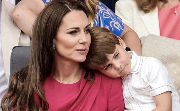 Prince Louis makes funny faces with mom Kate Middleton, check Twitter reactions
