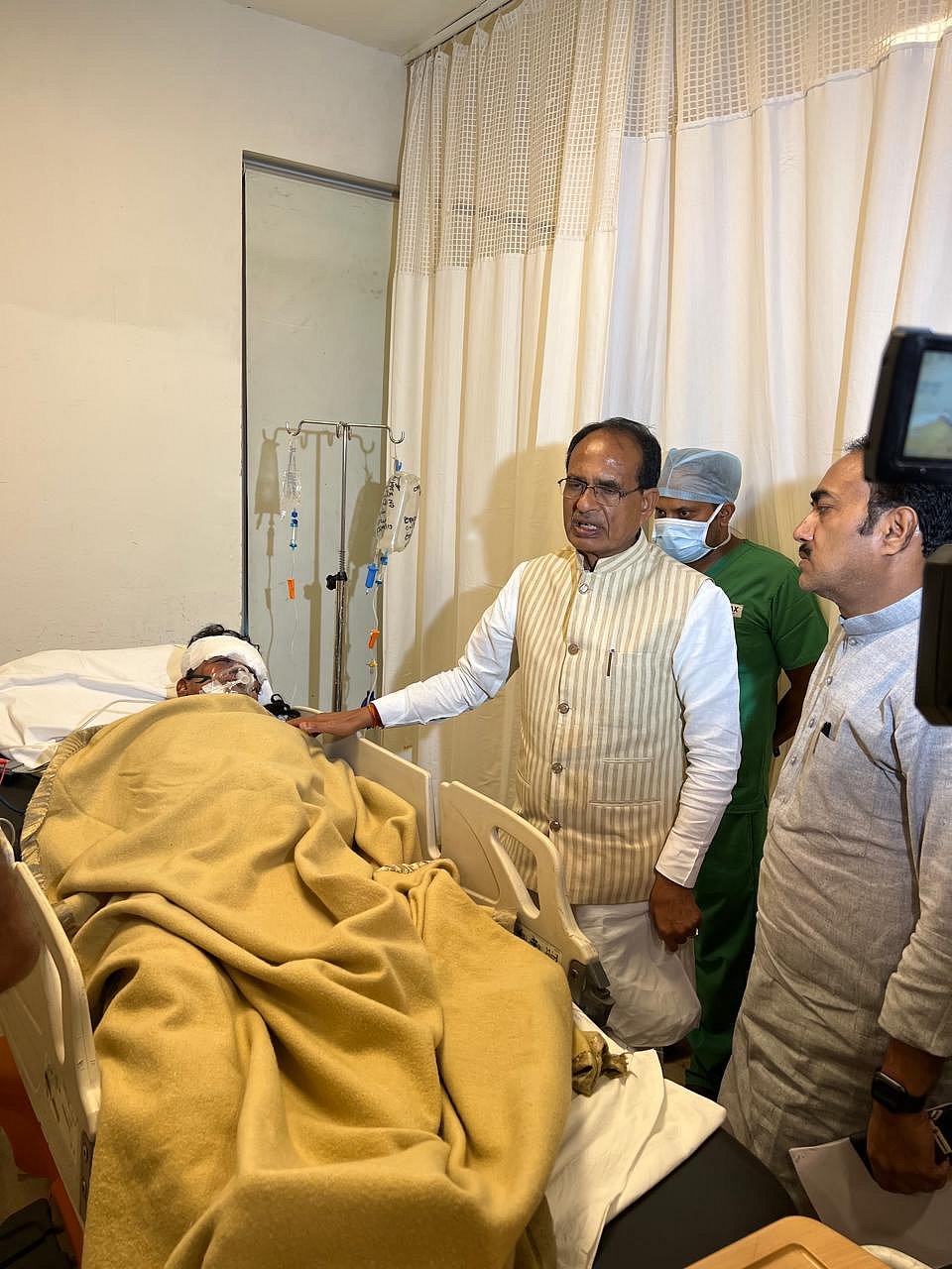 Injured driver Hakki Singh