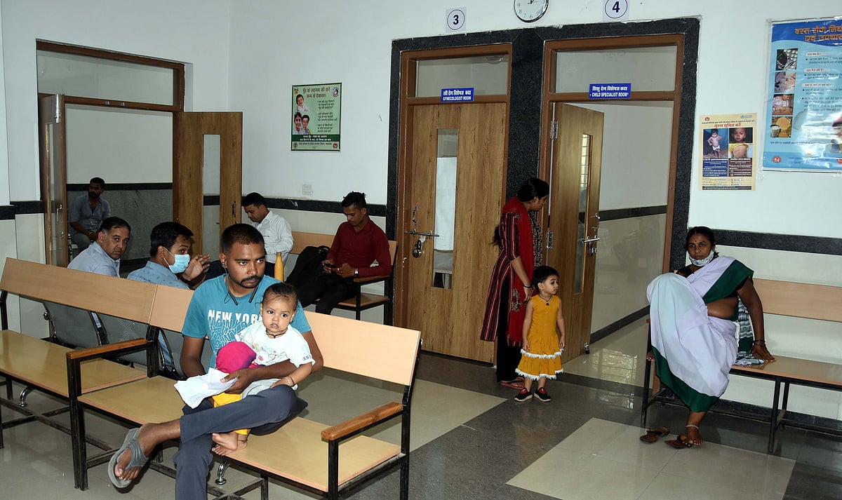 OPD patients at Katju hospital in Bhopal  