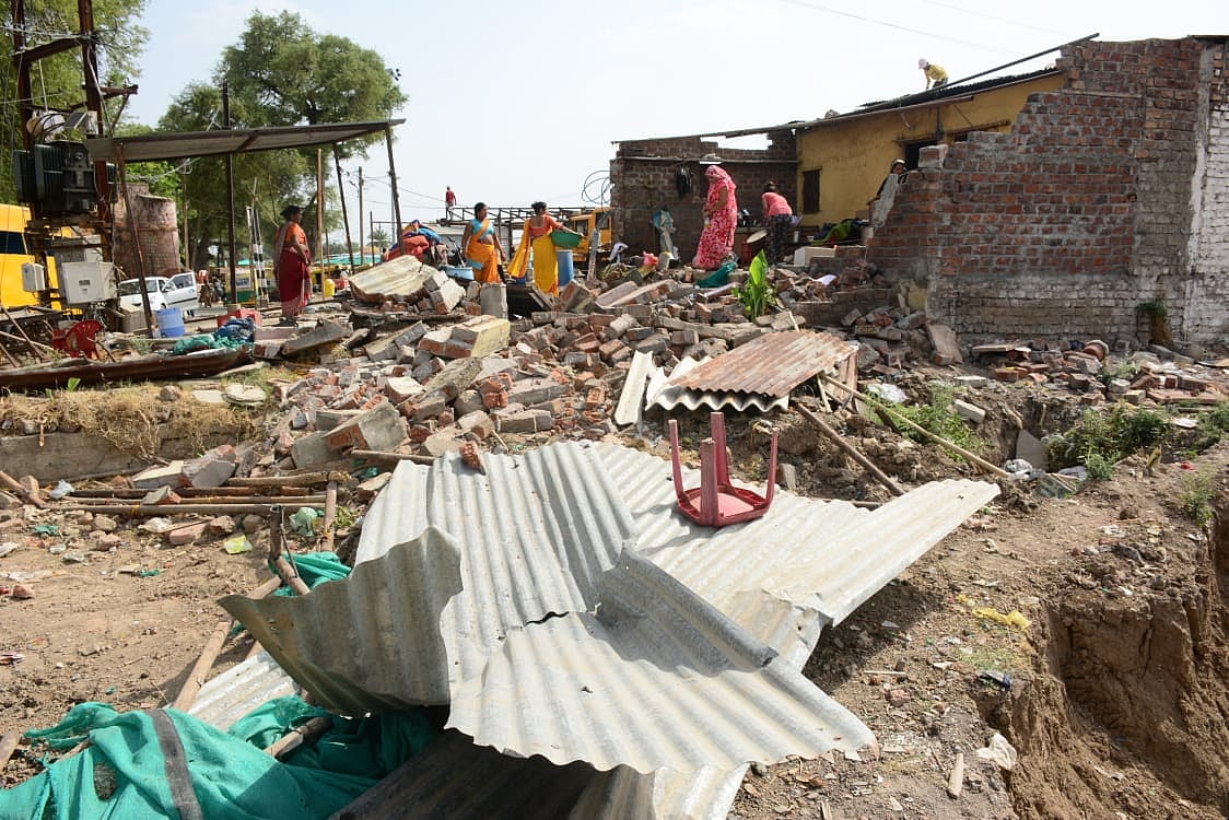 Ujjain: Three houses, one dhaba demolished to construct Kaal Bhairav temple parking lot