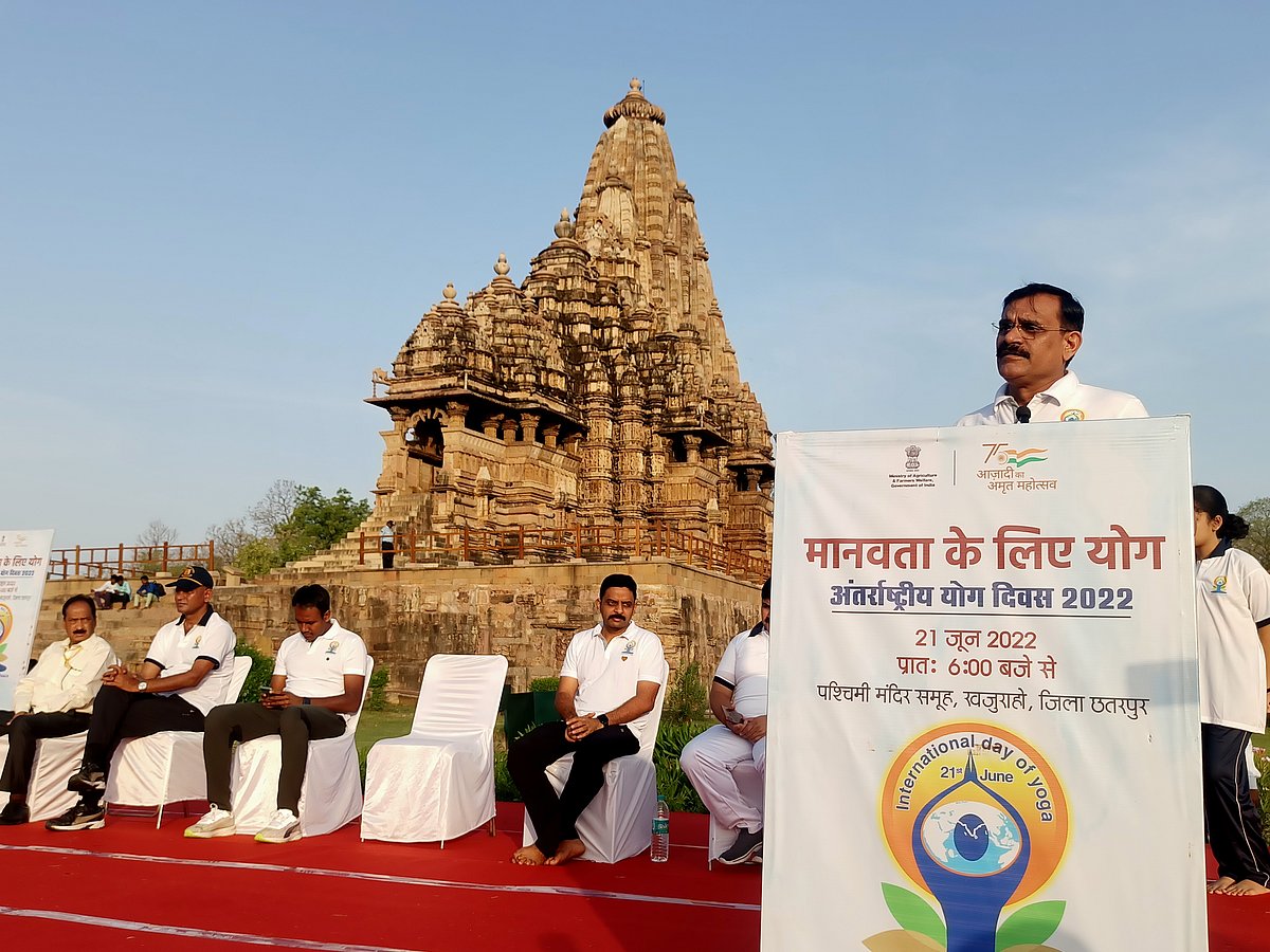 Yoga will help promote tourism in Khajuraho