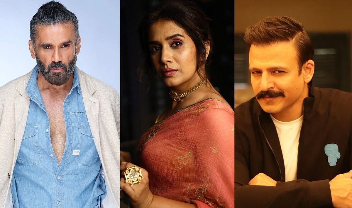 Suniel Shetty, Vivek Oberoi, Sonali Kulkarni in a realistic crime thriller titled ‘Dharavi Bank’