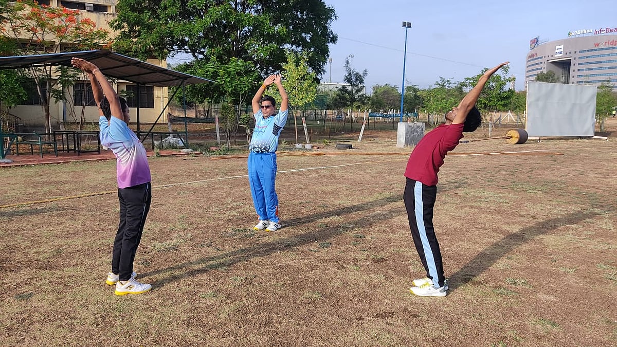 Players during practice session  | 