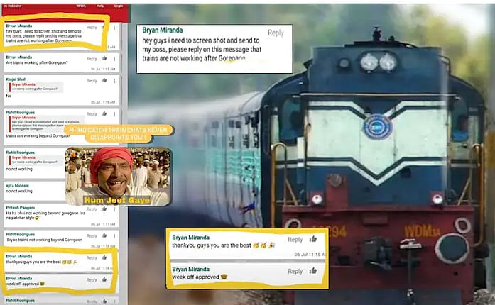 Mumbaikars help fellow local traveller take leave from office amid heavy rains; check how
