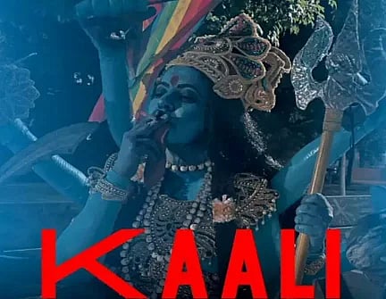 Controversial movie poster of 'Kaali' | File