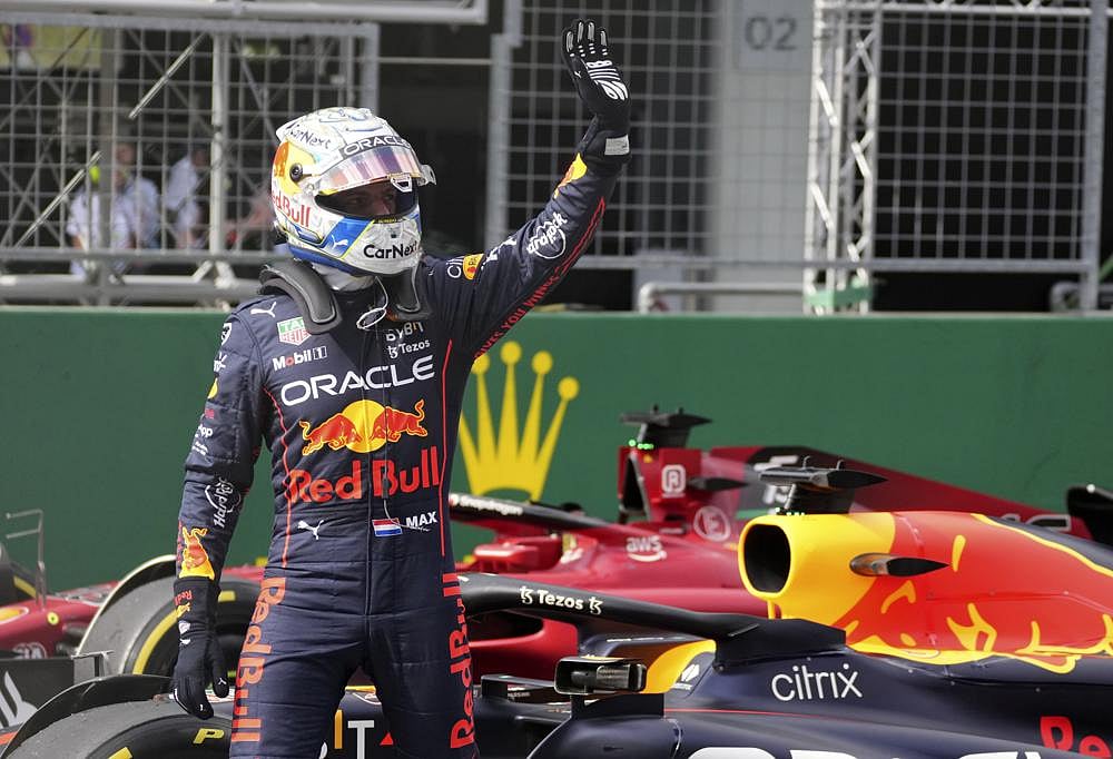 F1: Red Bull's Max Verstappen wins French GP after Charles Leclerc crashes, Lewis Hamilton finishes second 
