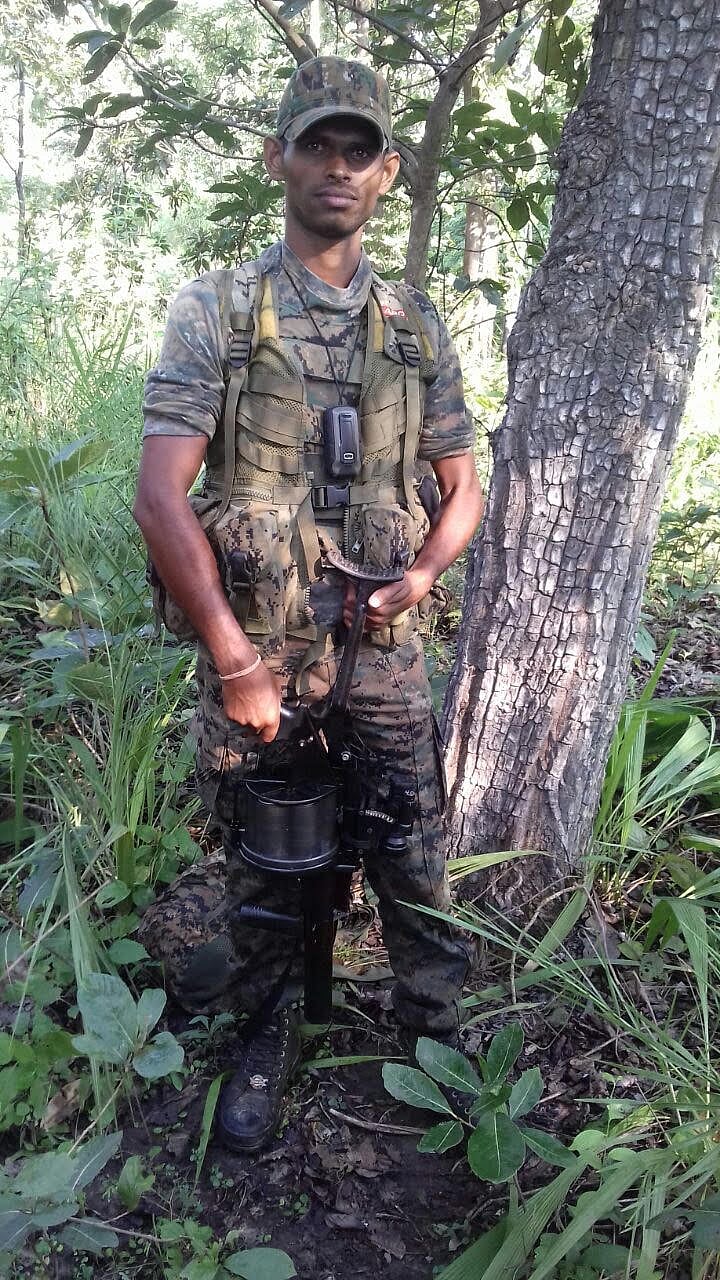 Ramdas Bhogade (33), a Cobra Commando of the Central Reserve Police Force jawan (CRPF) who lost both his legs in a landmine blast in Maoist-affected Chhattisgarh in November 2017