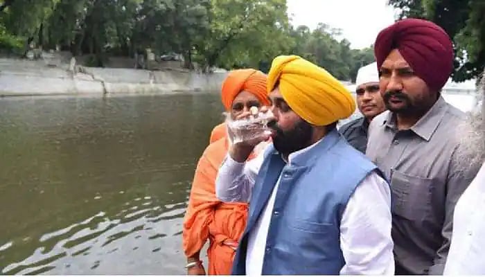 Punjab CM Bhagwant Mann ends up in hospital with stomach infection two days after drinking polluted water from Kali Bein river