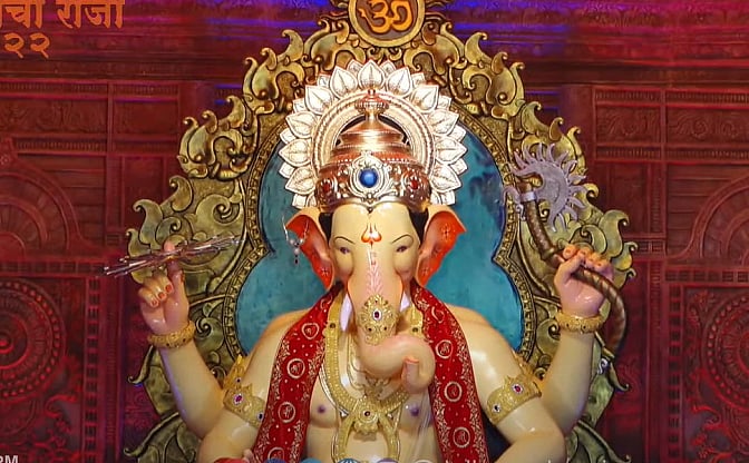 Ganeshostav 2022: First look of Lalbaugcha Raja unveiled; WATCH VIDEO here