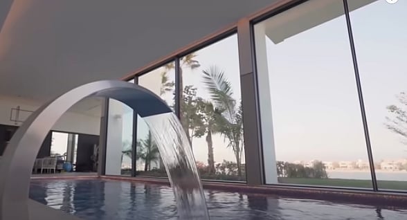 Inside pictures of Ambani's expensive villa in Dubai: swimming pool
