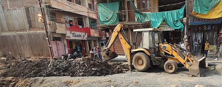 Indore: Smart Road construction to
restart after a week’s gap