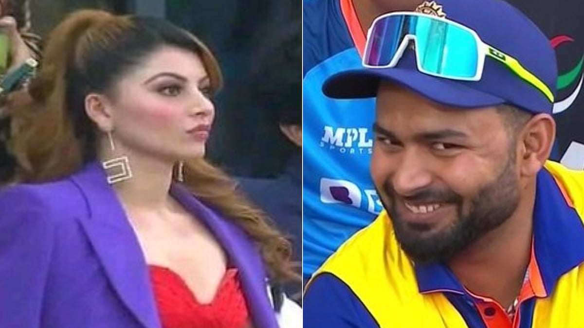 Urvashi Rautela attends IND vs PAK match at Dubai stadium, welcomed by memes over Rishabh Pant's 'Evil smile'