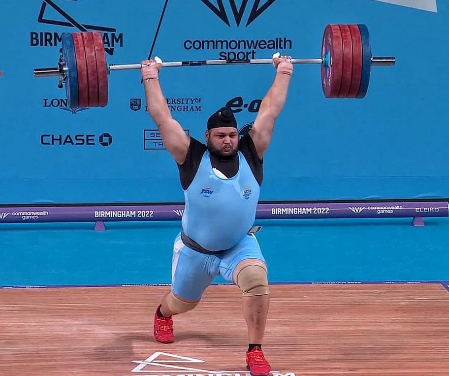 Commonwealth Games 2022: Central Railway's Gurdeep Singh bags bronze in +109kg weightlifting 