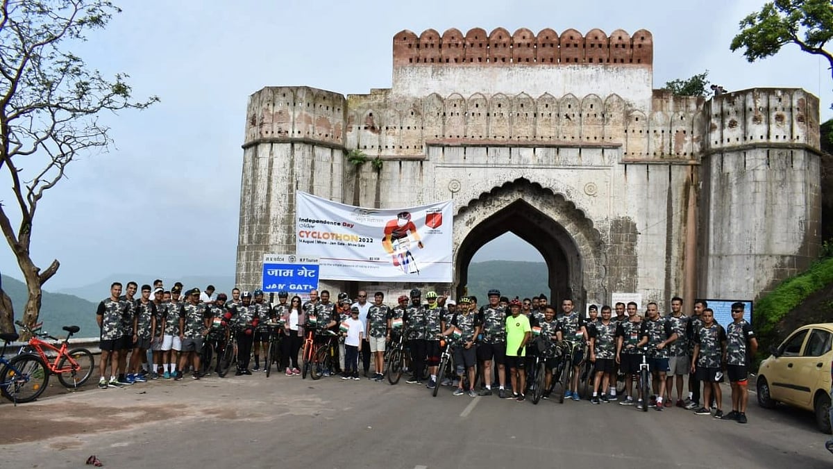 Mhow: Army organises cyclothon, 500 Army Men take part