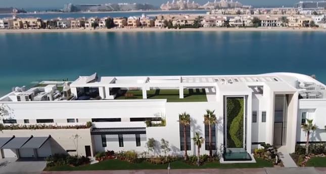 In picture: Villa's outside view