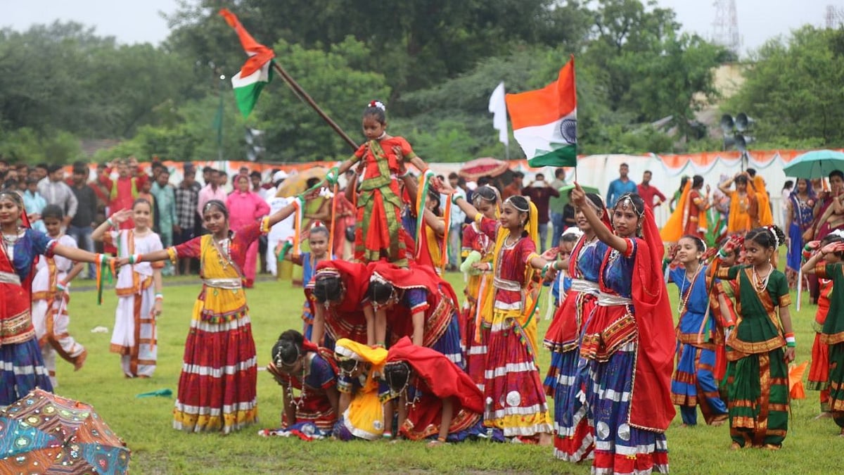 Sehore: Independence day ceremony kicks in amidst heavy rain spell