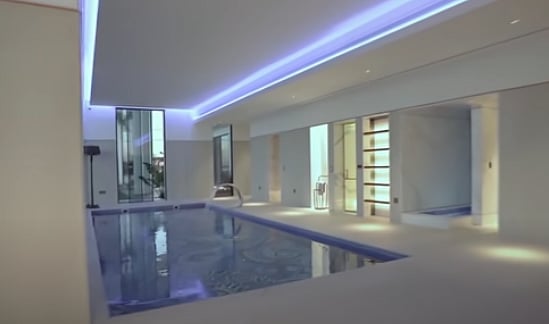 Inside pictures of the villa:  pool